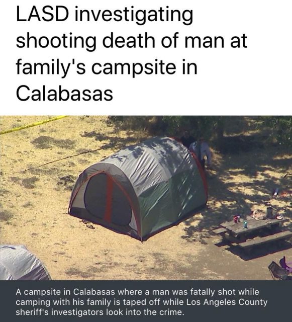 美國華裔醫師白人丈夫 度假露營中彈身亡