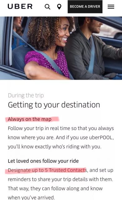 不抱僥倖心理！在美國乘坐Uber的安全防範指南，危險時刻可以救命！