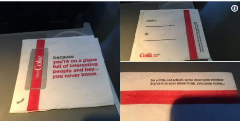 飞机上发“搭讪餐巾纸”乘客不买账 达美道歉