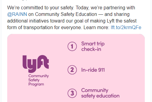 14名女乘客遭性侵起訴後 Lyft宣布更改安全政策