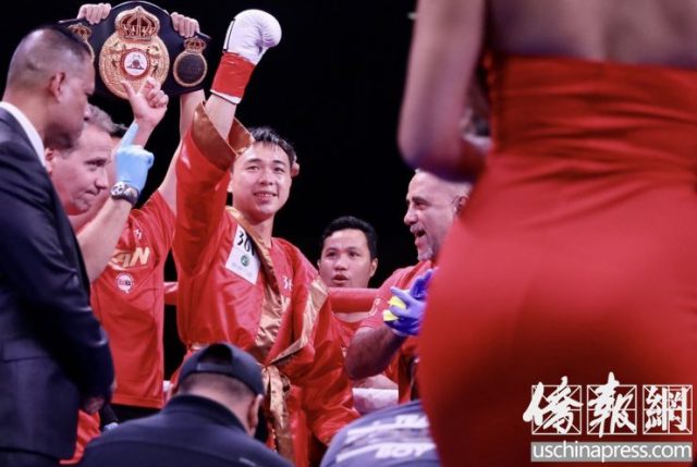 世界拳王徐灿加州客场二次卫冕成功