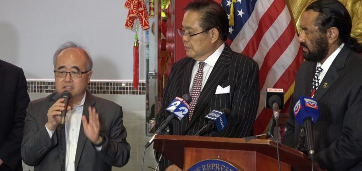 美國國會議員與休斯敦總領事華埠就餐抗擊謠言