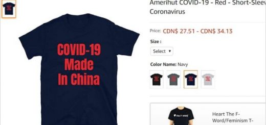怒! 亚马逊竟出售新冠病毒T恤! 公然侮辱受害者 华人不能忍!