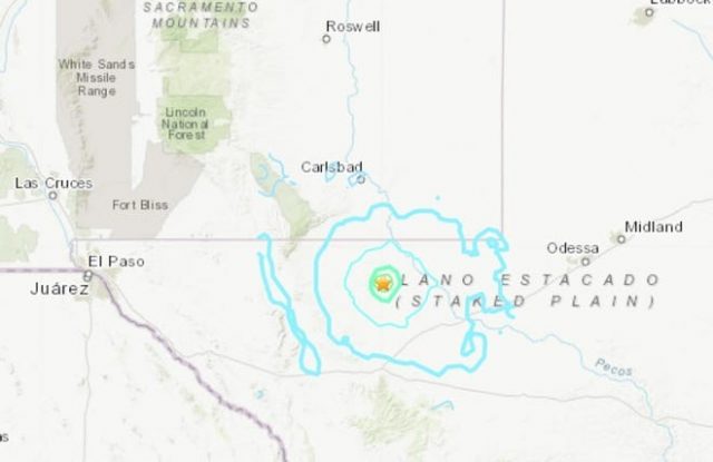 德州西部发生罕见地震 强度达5.0级