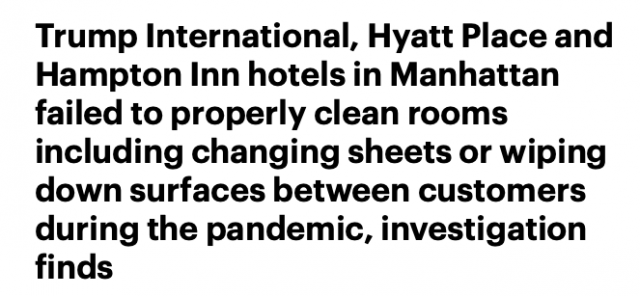 疫情肆虐成這鬼樣，美國多家酒店被曝依舊不換床單！細思恐極
