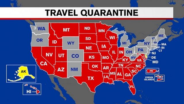 紐約州「高危州」旅行隔離名單再增2州