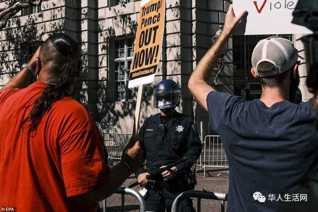 大选还没结束，双方已经乱了！旧金山集会抗议推特审查，遭反川普者围攻，6人受伤！