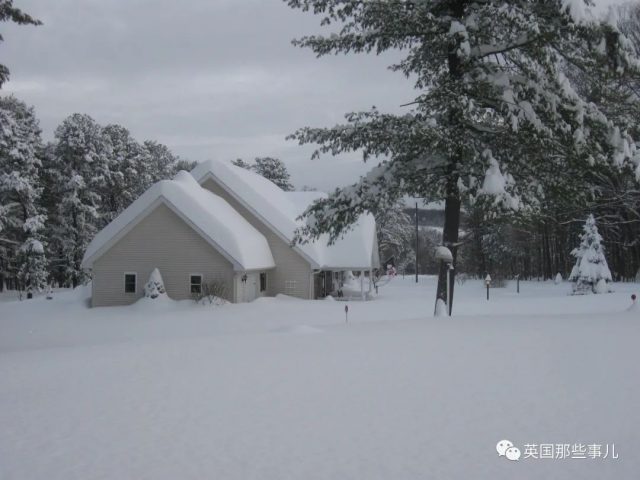 纽约州天降暴雪足足一米厚！车和房全都被埋了，只剩白茫茫！