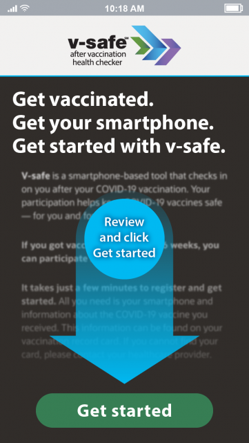 接种疫苗后的你在 CDC 注册 V-safe了吗？