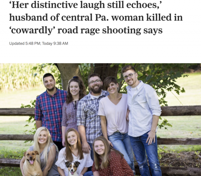 惨剧! 美国6娃妈妈度假遇路怒 遭29岁司机连开多枪射死 只因变了个道!