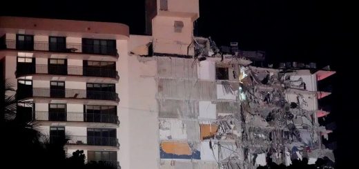突发！迈阿密高层公寓突然坍塌 99人下落不明 建筑30年前就已下沉？