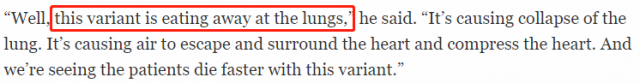 殡仪馆尸体堆到天花板 感染者暴毙家中 ICU医生飙泪: 变种吞噬肺部 让人死更快!