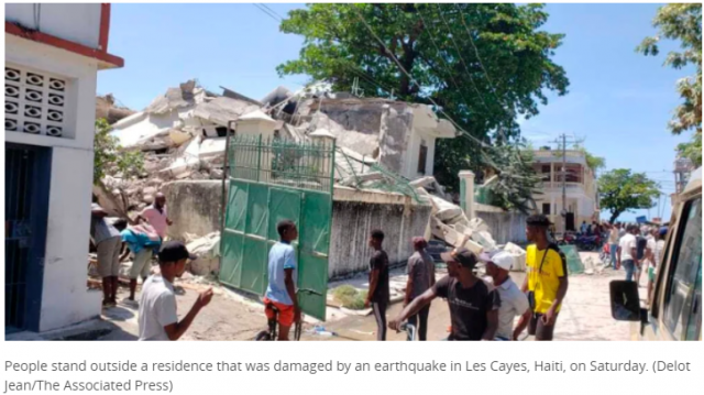 突发! 海地爆7.2级大地震 伤亡惨重 这个国家简直是一场灾难