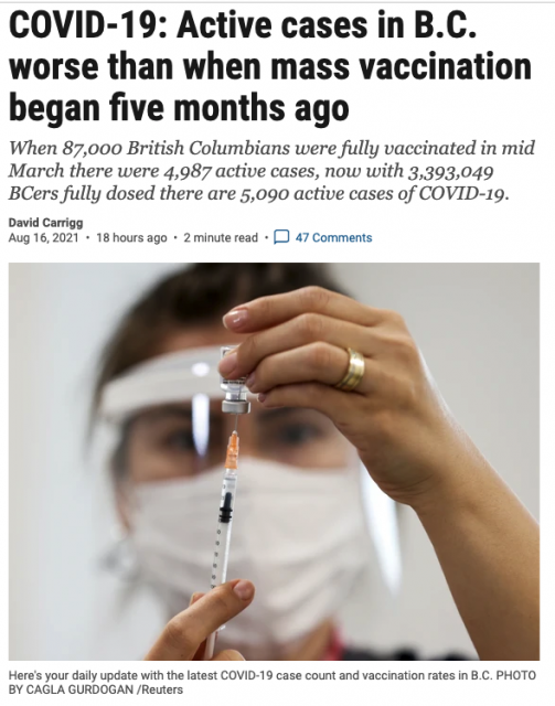 501例! BC疫情比打疫苗前還慘! YVR暴增67架毒航班 這省叫停解封 開打第三針!