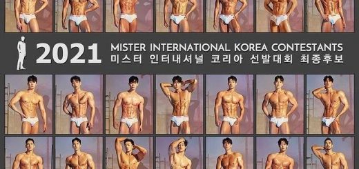 2021韩国先生选美来袭！34名肌肉帅哥排在一起，简直让人眼花啊～
