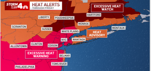 全美即將迎來酷熱警告！紐約高溫或將達到創紀錄，新澤西迎來風暴……