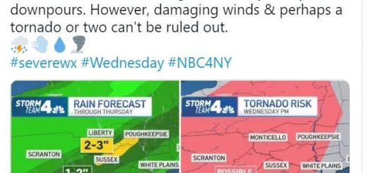 警告！又有飓风！纽新康明天又一场大风大雨要来了……