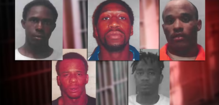 警告！佐治亚州5名黑人重刑犯持枪越狱 都有暴力史非常危险！