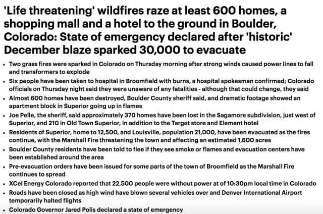 人間煉獄! 美國特大山火失控 3萬人流離失所 近600座房屋燒毀 全州進入緊急狀態!