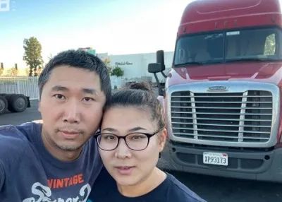 移民美国后开卡车，月入超过10万元！华裔卡车司机抖音上爆红