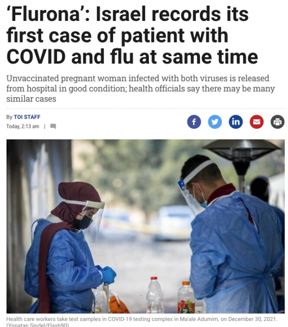 突发首例! 新冠+流感组合flurona确诊! 欧洲感染破1个亿 O变种掀疫情“海啸”