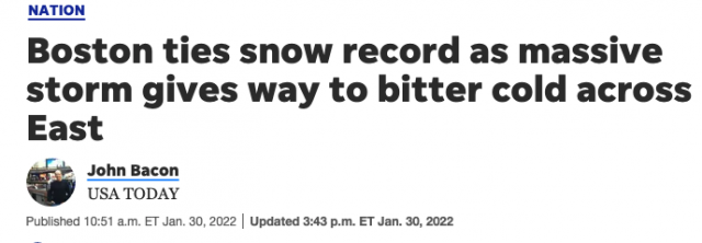 恐怖! 雪暴席捲北美 一夜埋數城 多人慘死! 4500航班取消 飛機撞上行李架!