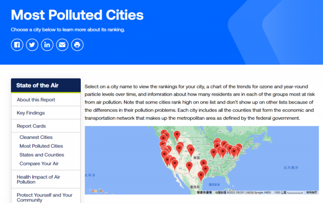 全美空气最差的十大城市！加州占7席，洛杉矶排第一