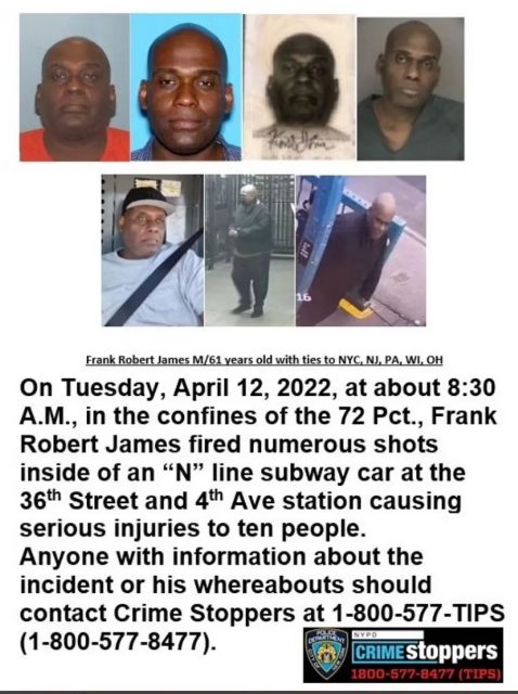 令人发指！吃麦当劳，悠闲散步！地铁惨案枪手被捕，一切都在计划中