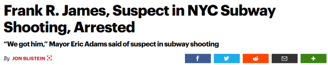 令人髮指！吃麥當勞，悠閑散步！地鐵慘案槍手被捕，一切都在計劃中