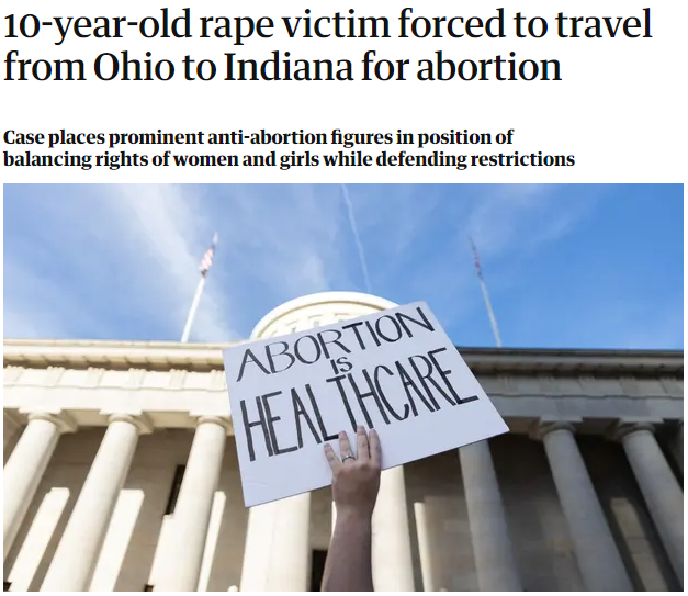 引发众怒！美国10岁女孩惨遭强奸怀孕，法院禁止堕胎！78万人请愿弹劾大法官！