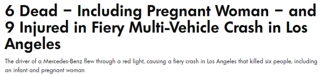 6死9伤! 奔驰女醉驾红灯撞6车! 婴儿被甩出车几米摔死 孕妇1尸2命! 加油站爆炸大火