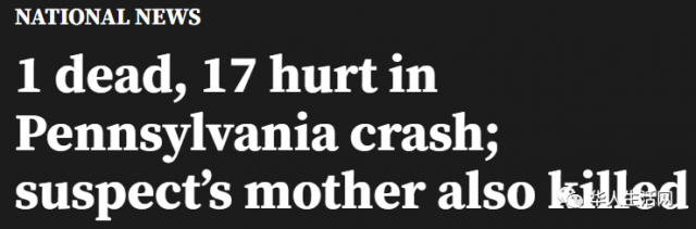 骇人! 美国男子开车冲撞人群致1死17伤! 回家又锤死自己的母亲！