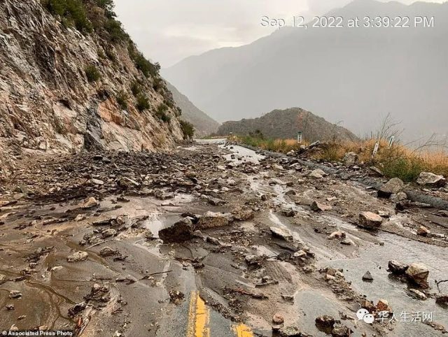 加州多地爆發泥石流，山上傾瀉而下，房屋捲走，當地人紛紛逃命！