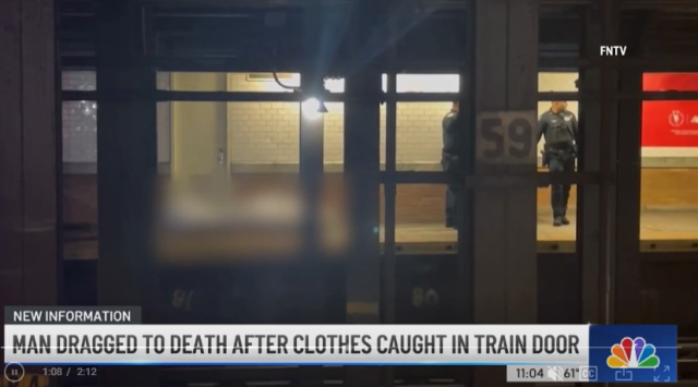 太恐怖了！紐約地鐵又出事，乘客衣物被夾，拖拽身亡