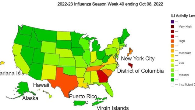 CDC警告：佐治亚将迎来严重的早期流感季