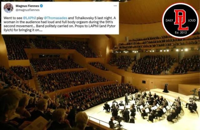 女觀眾在交響音樂會上突然高潮發出巨大呻吟？！這？？