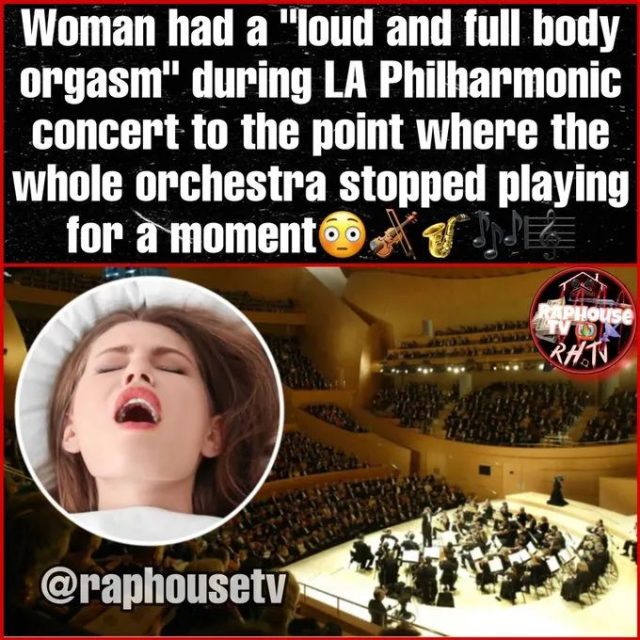 女观众在交响音乐会上突然高潮发出巨大呻吟？！这？？