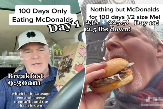 吃麦当劳减肥？美国大叔挑战100天只吃它 成功甩掉58.5lb