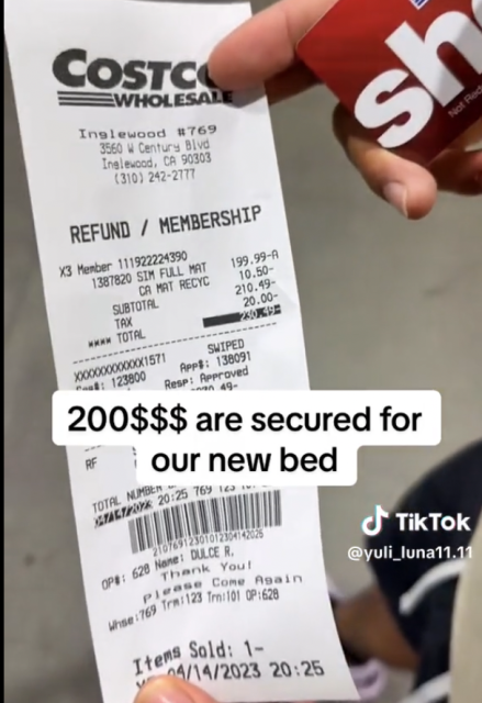 Costco也遭「0元購」? 睡了2年的床墊要退貨 店員這樣處理 網友吵翻