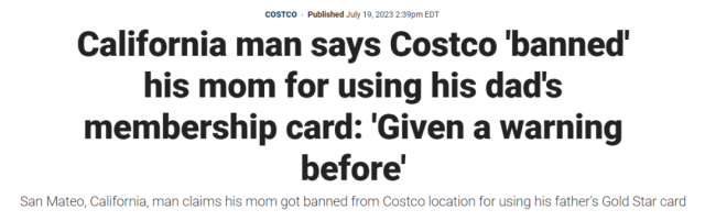 抖音疯传！美国女子用老公Costco会员卡结帐结果出事了...