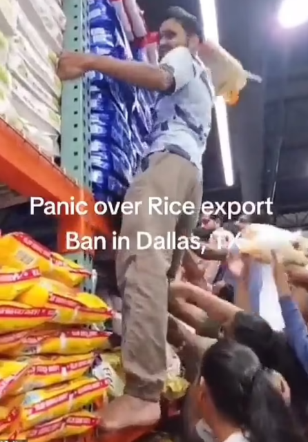 又囤？美超市出現「搶米」潮！20磅裝大米從漲至一包