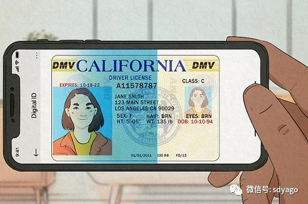 加州DMV开始试点电子驾照