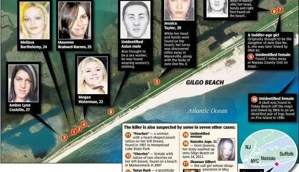 海灘17死連環謀殺! 都是美女 有人被割頭! 嫌犯藏匿13年 儒雅富裕 親友渾然不知