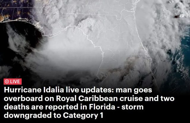 飓风登陆！创纪录16英尺风暴潮，100mph狂风北上逼近南北卡！