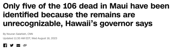 106人死 1300人失踪 夏威夷灾民最怕的事情发生了! 70亿被烧没! 拜登发言又出丑!