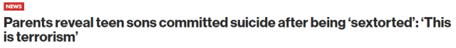 家长警惕! 和网友聊天4小时 16岁男孩竟崩溃自杀! 已有多人因此丧命!