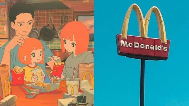 麦当劳日本版广告在美国爆火，明明只是一家三口吃个薯条，美国人却破防了...