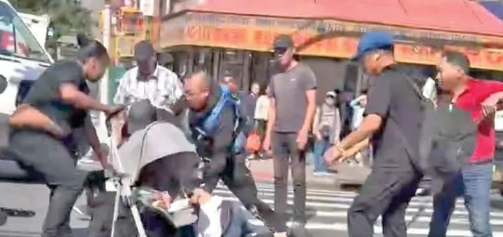 罕見暴力事件！紐約華人區多名華人男子群毆黑人，原因引發爭論！