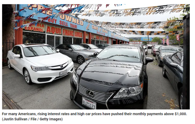 利率猛漲！越來越多美國人開始拖欠車貸 華人想在美國大城市買房需要賺這麼多錢