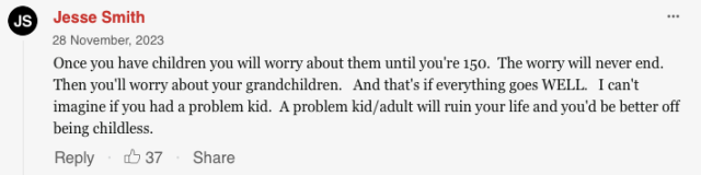 不堪長期被問為什麼不要小孩，國外模特一口氣列舉了自己不要小孩的100多個理由...